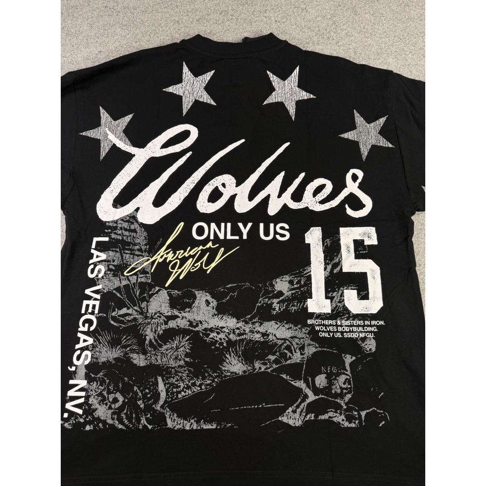 Darc Sport Wolves Club 15 Las Vegas NV Vintage Graphic Tee Black Large 899/2000